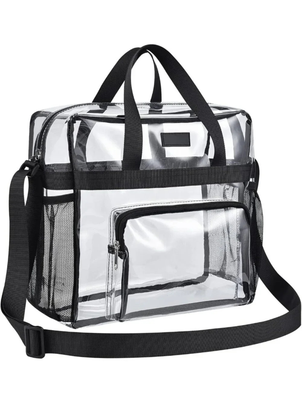Clear Stadium Tote Bag - Game Day Satchel with Reinforced Strap for Concerts